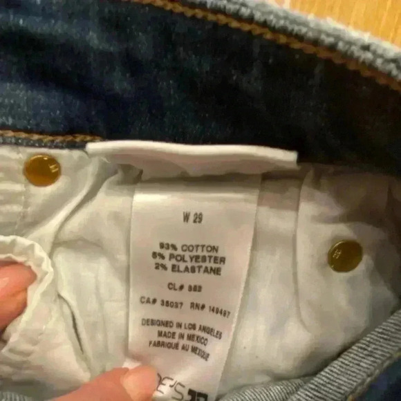 Joe’s Womens Flawless Charlie High rise skinny ankle jeans hip accents detail 29 - Picture 6 of 9